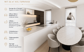 Wohntraum am Wörthersee: Lichtdurchflutete 4-Zimmer-Wohnung  mit sonniger XXL-Terrasse