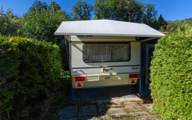 Mobilwohnheim am campingplatz
